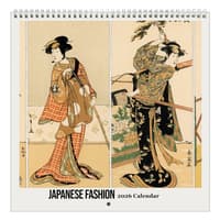 image Japanese Fashion 2026 Wall Calendar