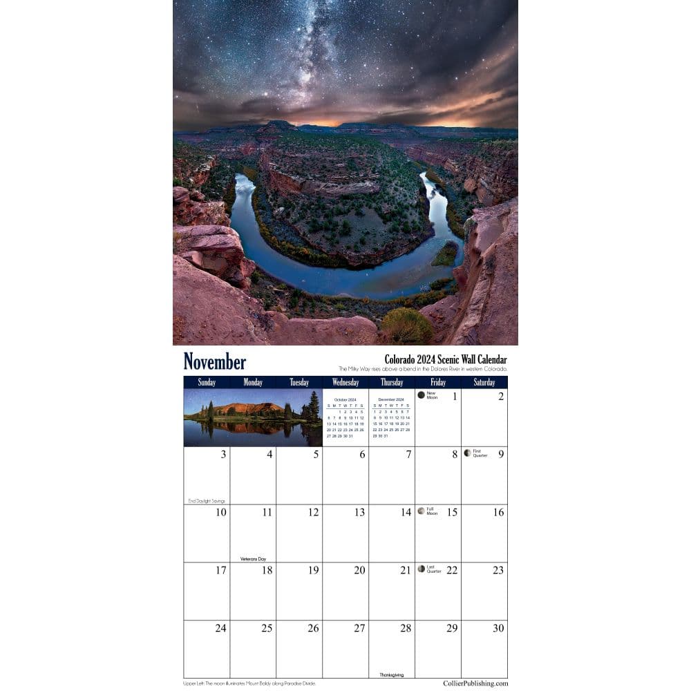 Colorado 2025 Wall Calendar