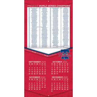 MLB Philadelphia Phillies 2024 Wall Calendar 