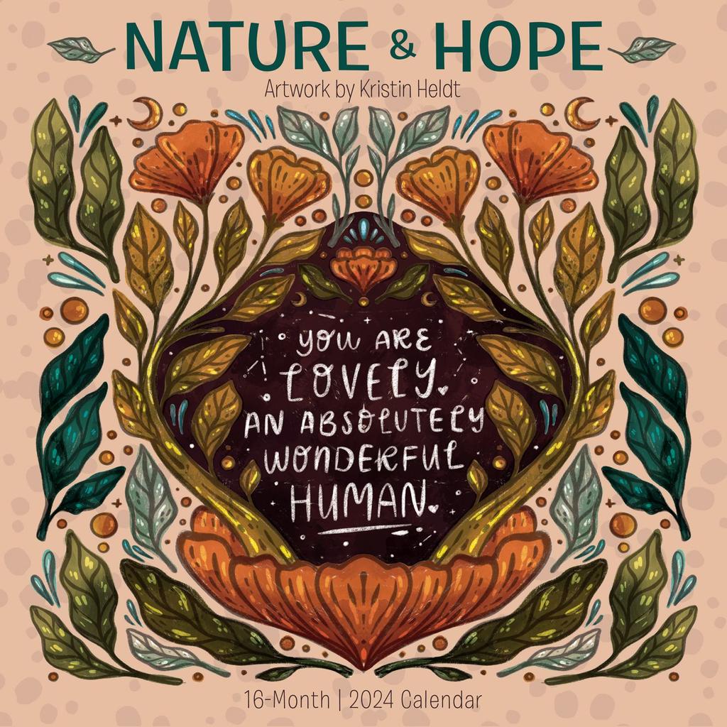 Nature and Hope 2024 Wall Calendar Main Product Image width=&quot;1000&quot; height=&quot;1000&quot;