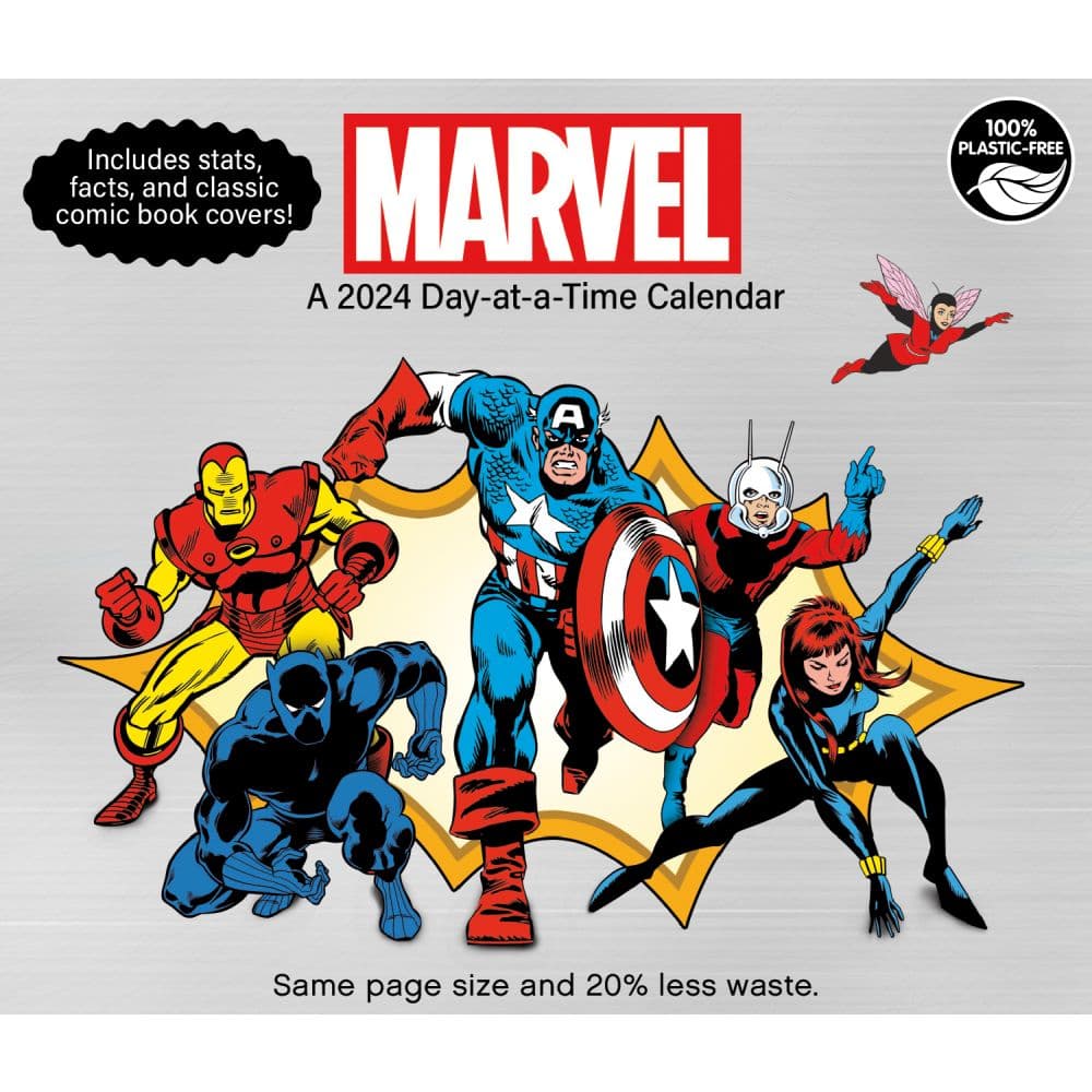 Marvel History 2024 Desk Calendar