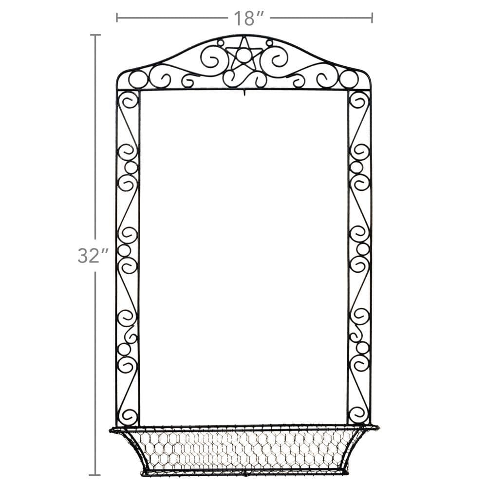 Wrought Iron Calendar Frame