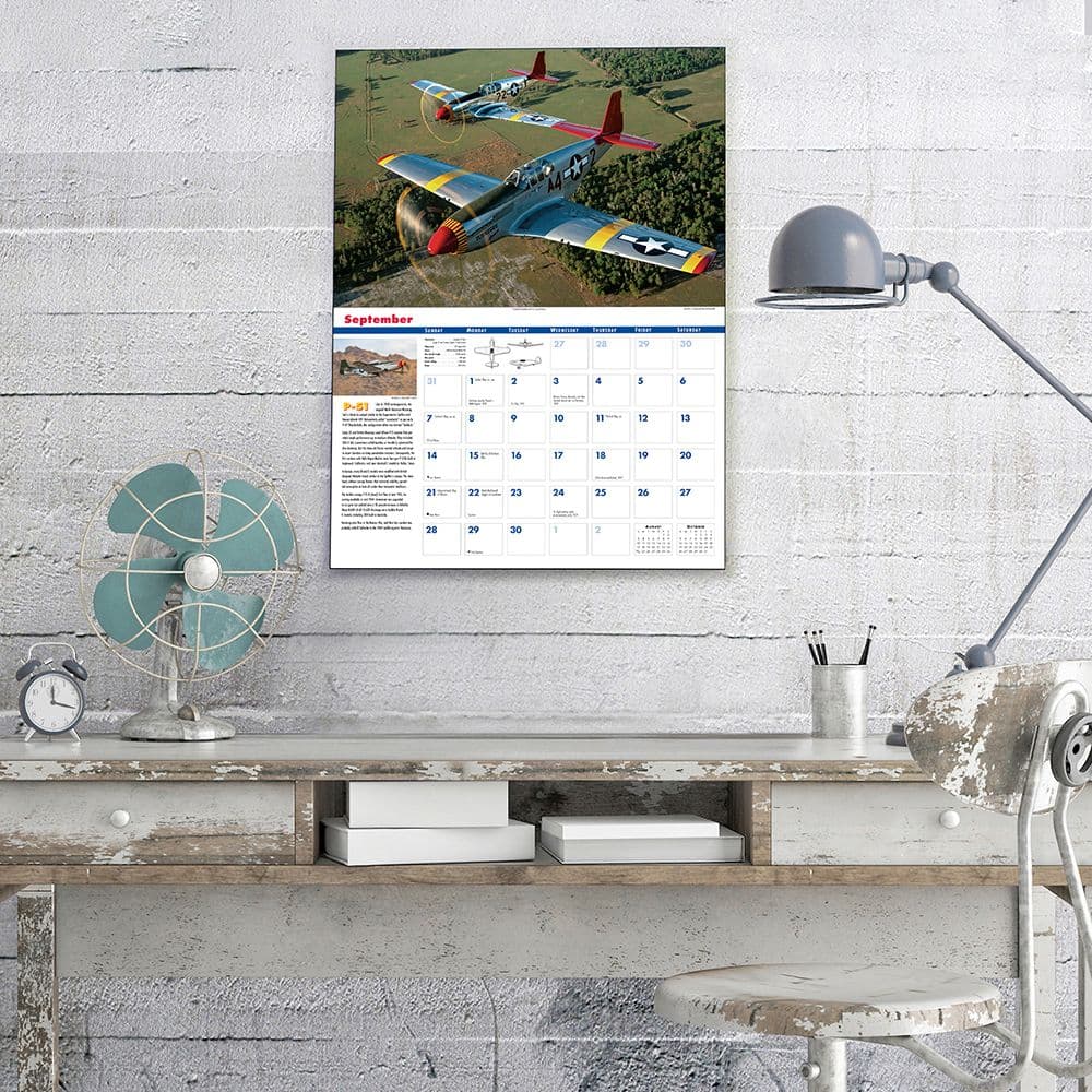 Golden Age of Flight 2025 Wall Calendar