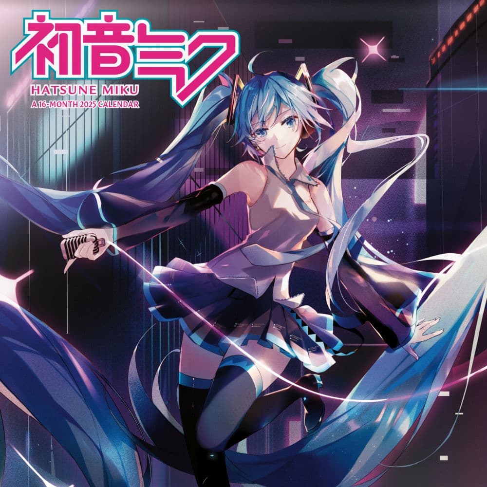 Hatsune Miku 2025 Mini Wall Calendar