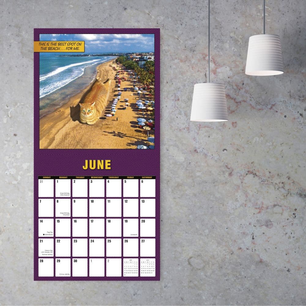 Catzilla 2026 Wall Calendar Fourth Alternate Image