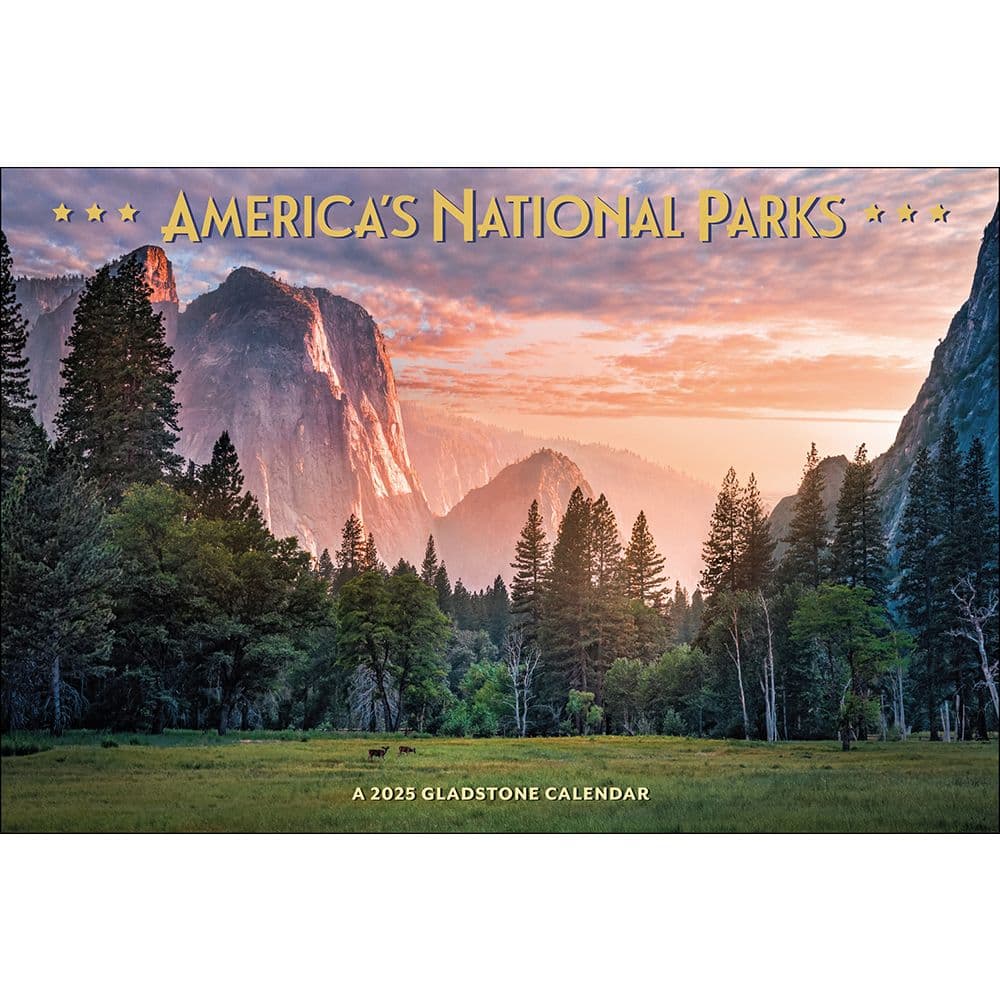 Americas National Parks Deluxe 2025 Wall Calendar Main Image