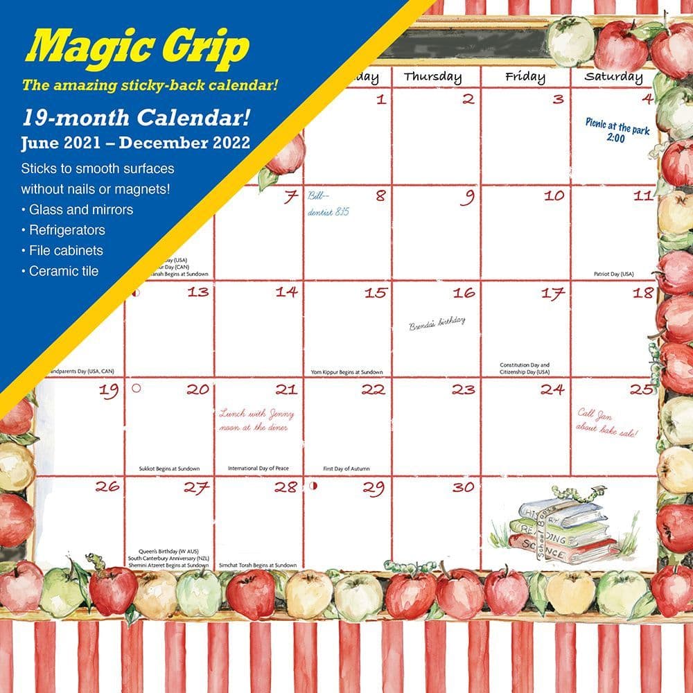 Joyful Seasons Magic Grip 2022 Wall Calendar