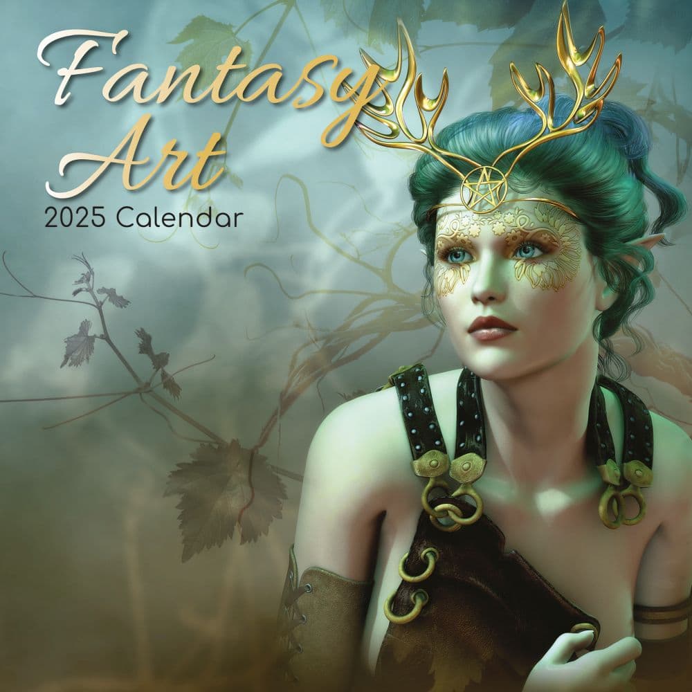 Fantasy Art 2025 Wall Calendar Main Product Image width=&quot;1000&quot; height=&quot;1000&quot;