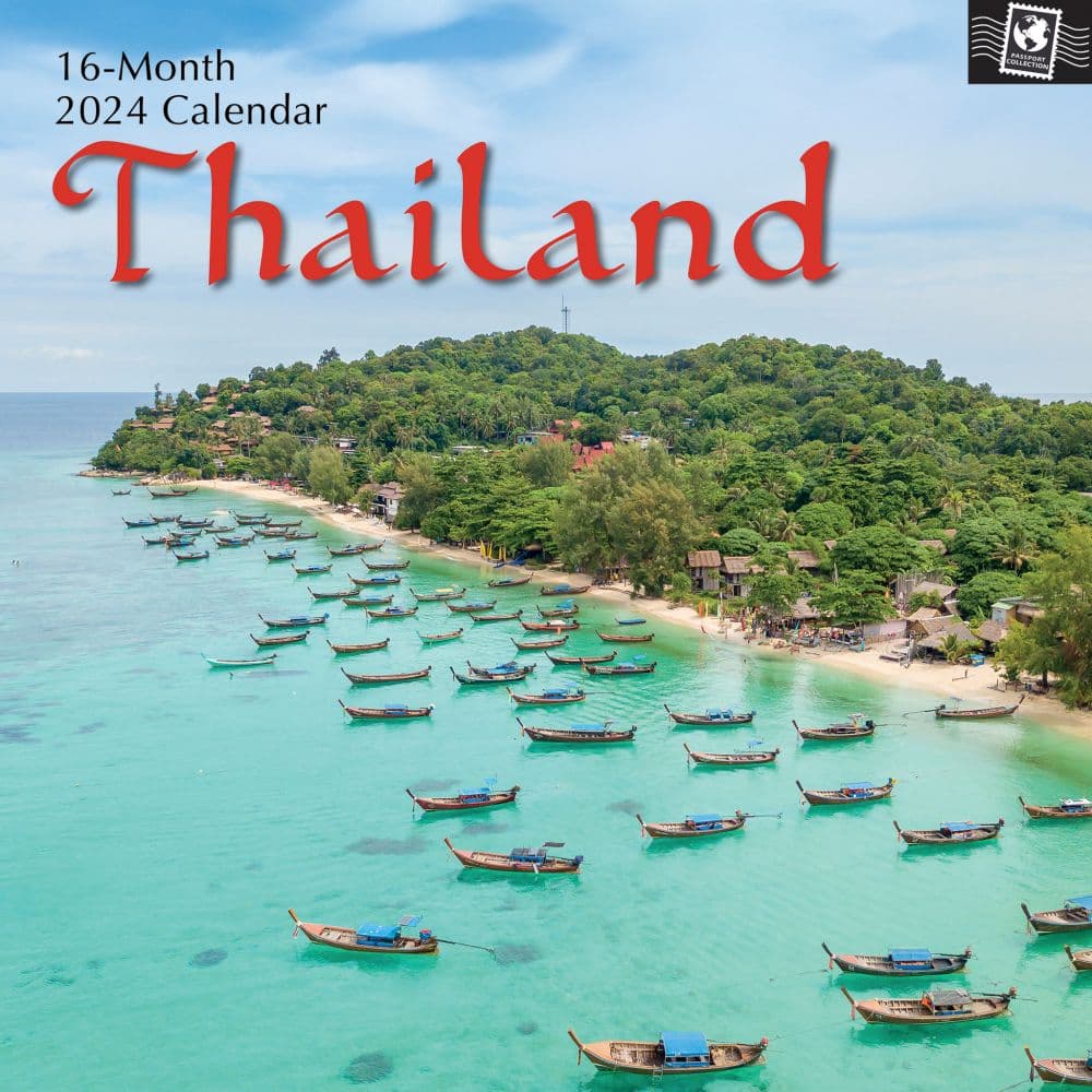 Thailand 2024 Wall Calendar