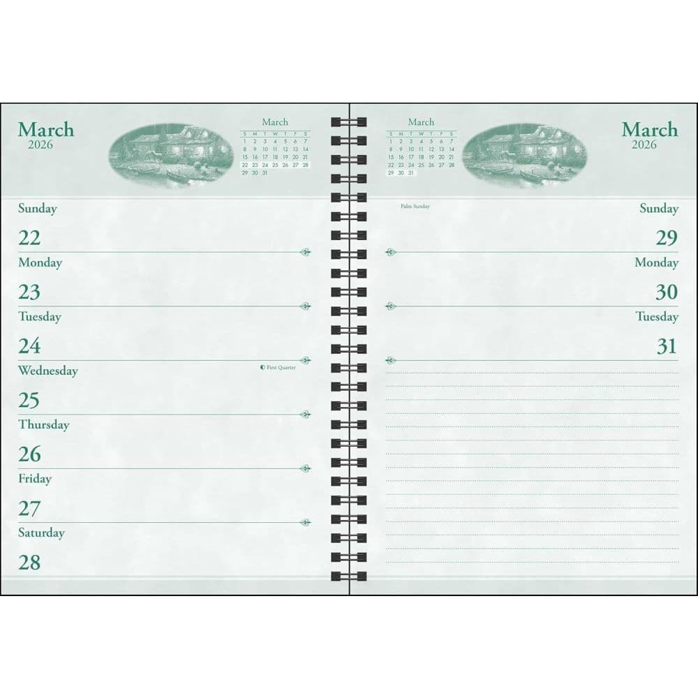 Thomas Kinkade Painter of Light with Scripture 2026 Engagement Planner Sixth Alternate Image