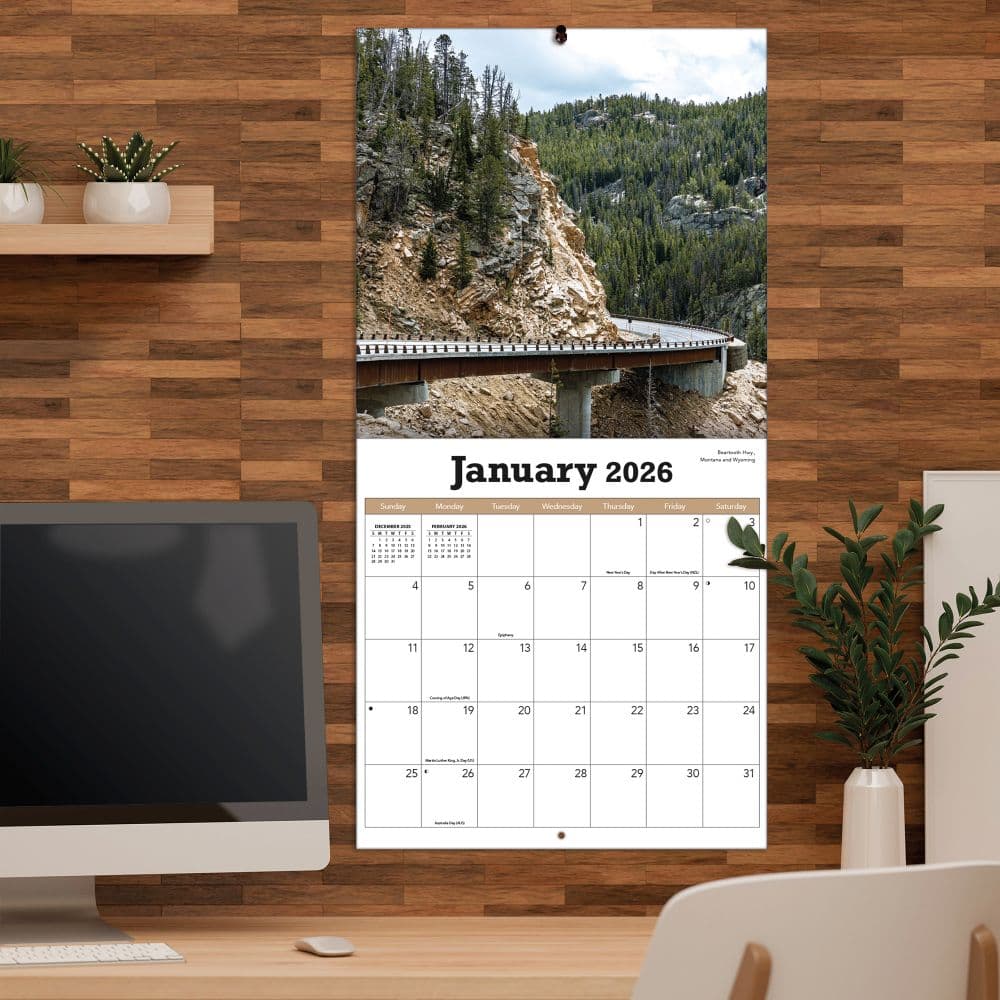 Americas Backroads 2026 Wall Calendar_ALT4