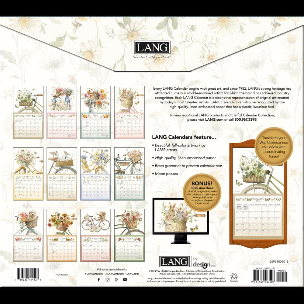 A Beautiful Ride 2026 Wall Calendar by Lisa Audit_ALT2