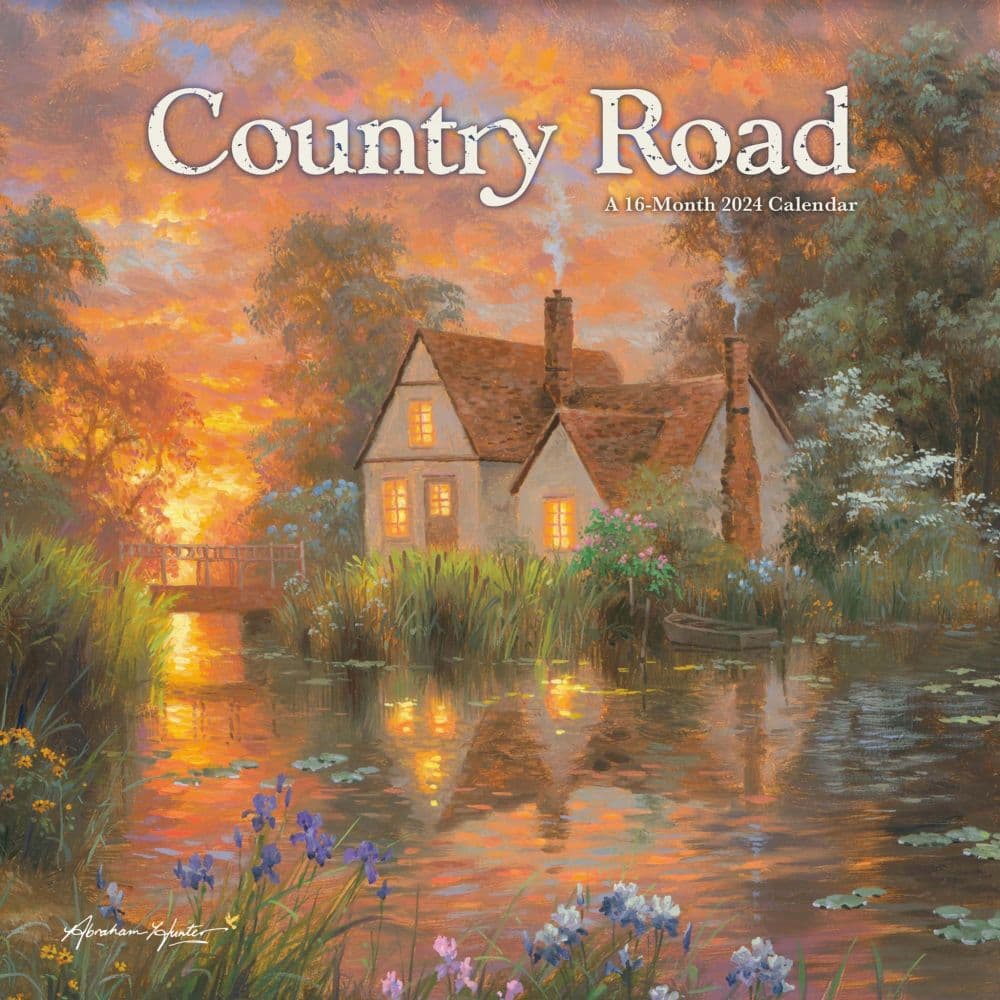 Country Road Hunter 2024 Wall Calendar