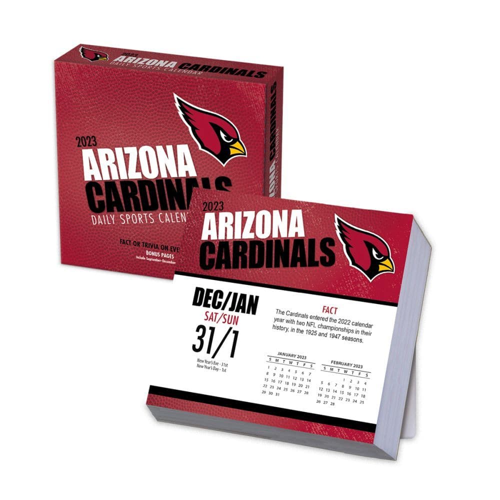 Arizona Cardinals 2023 Desk Calendar