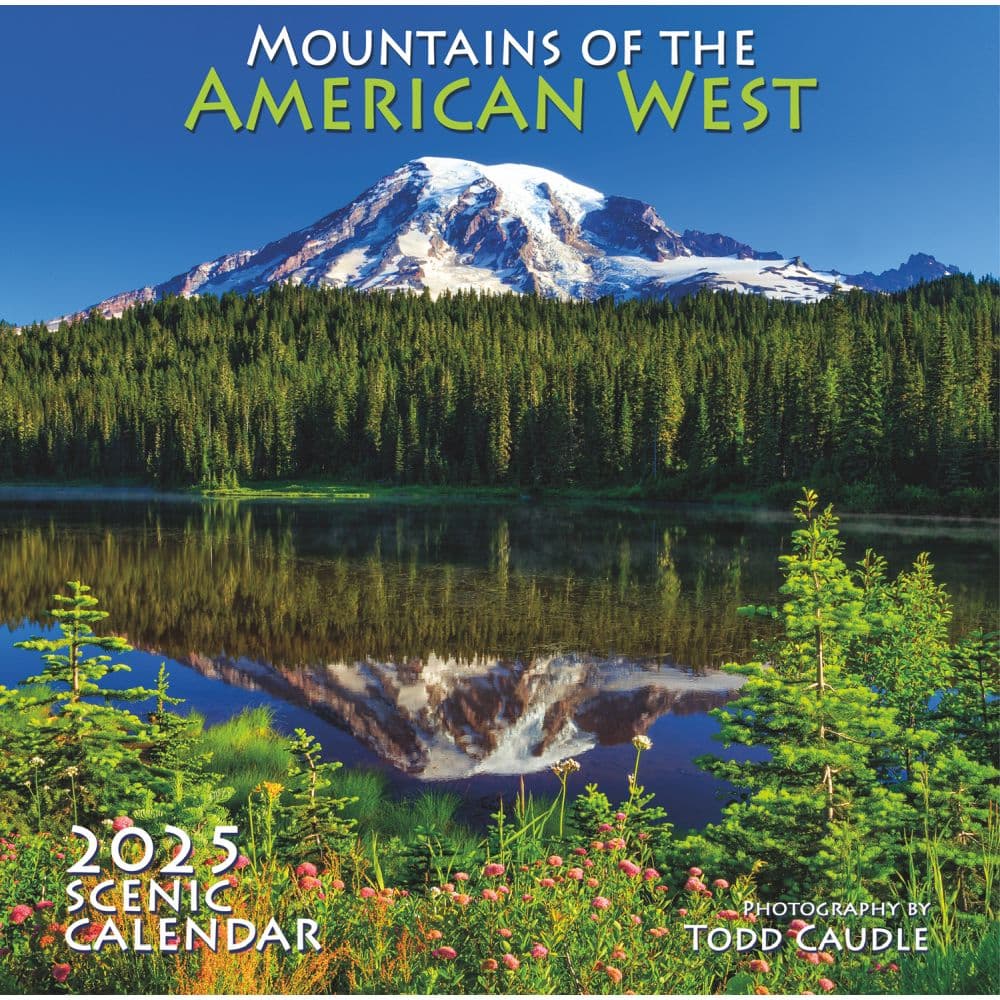 Mountains of American West 2025 Wall Calendar