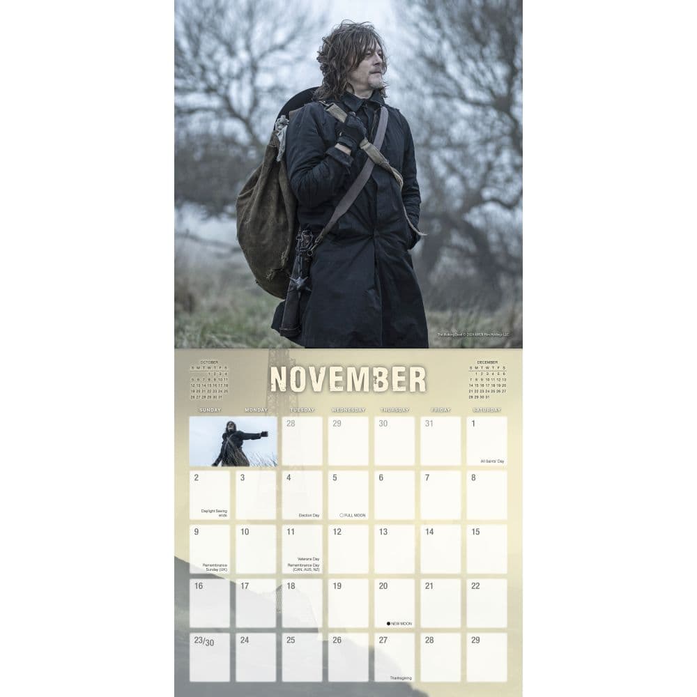 Walking Dead Daryl Dixon 2025 Wall Calendar Third Alternate Image width=&quot;1000&quot; height=&quot;1000&quot;