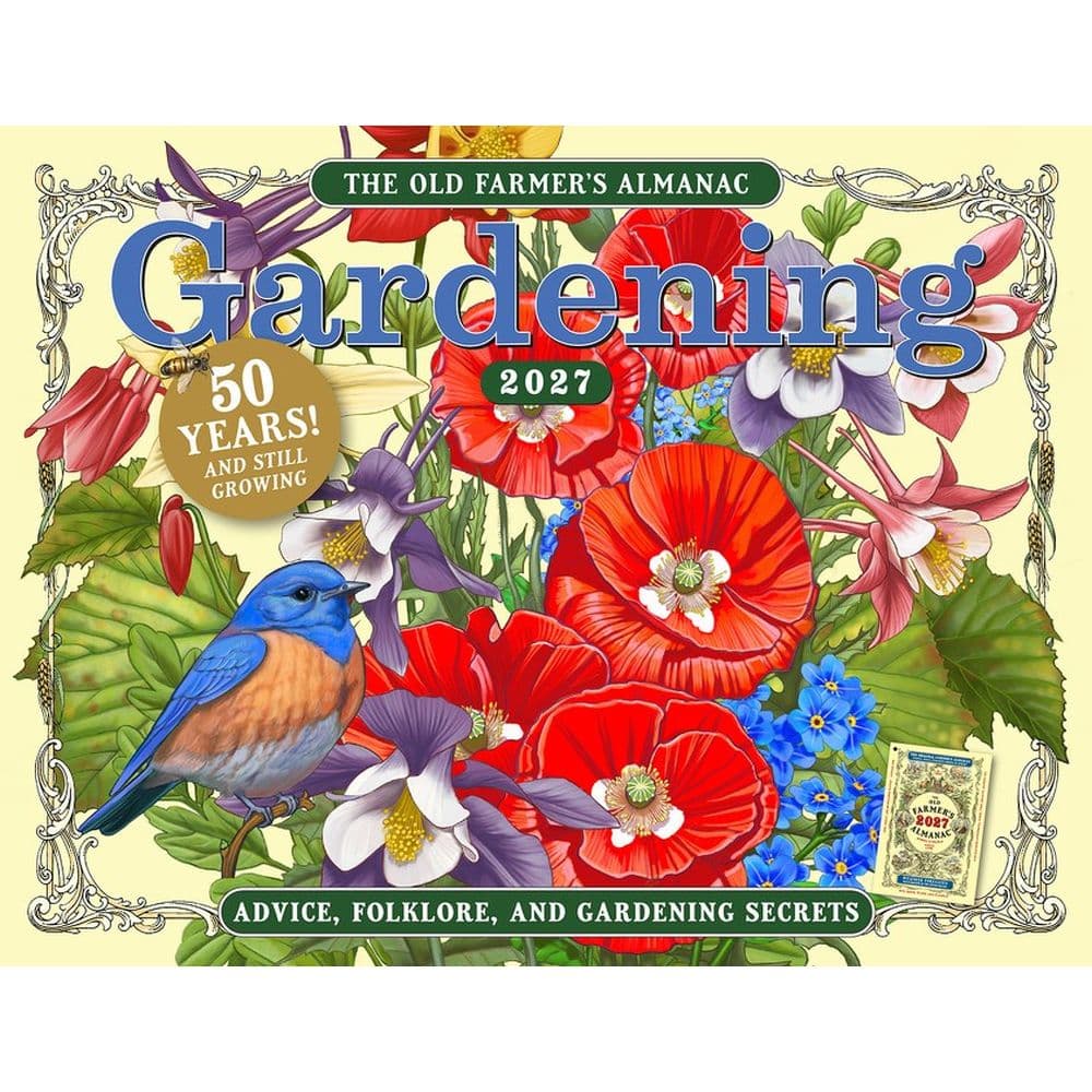image Old Farmers Almanac Gardening 2027 Wall Calendar Main Product Image