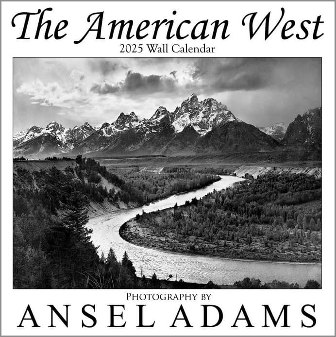 Ansel Adams 2025 Wall Calendar Front cover