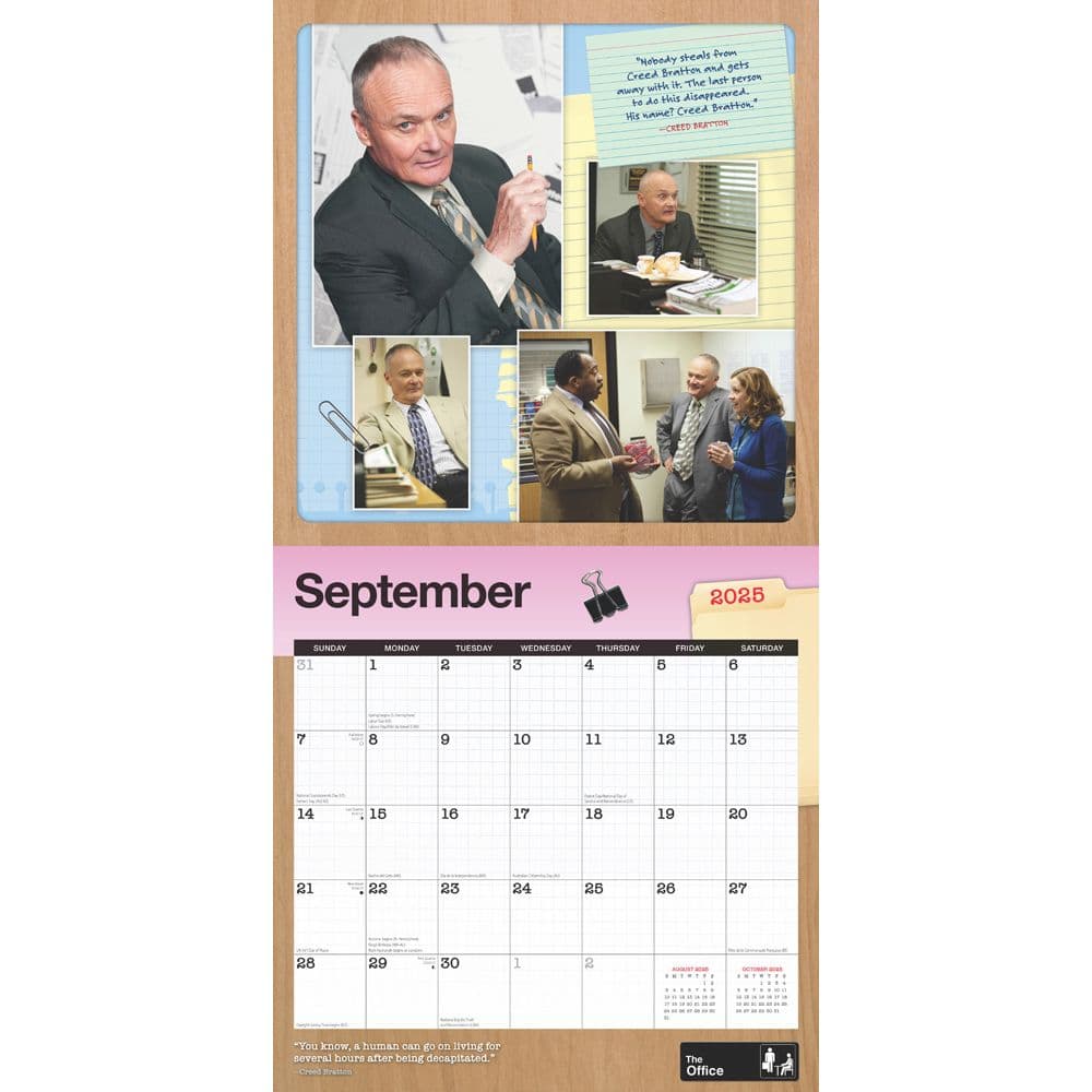 Office 2025 Wall Calendar Alt3