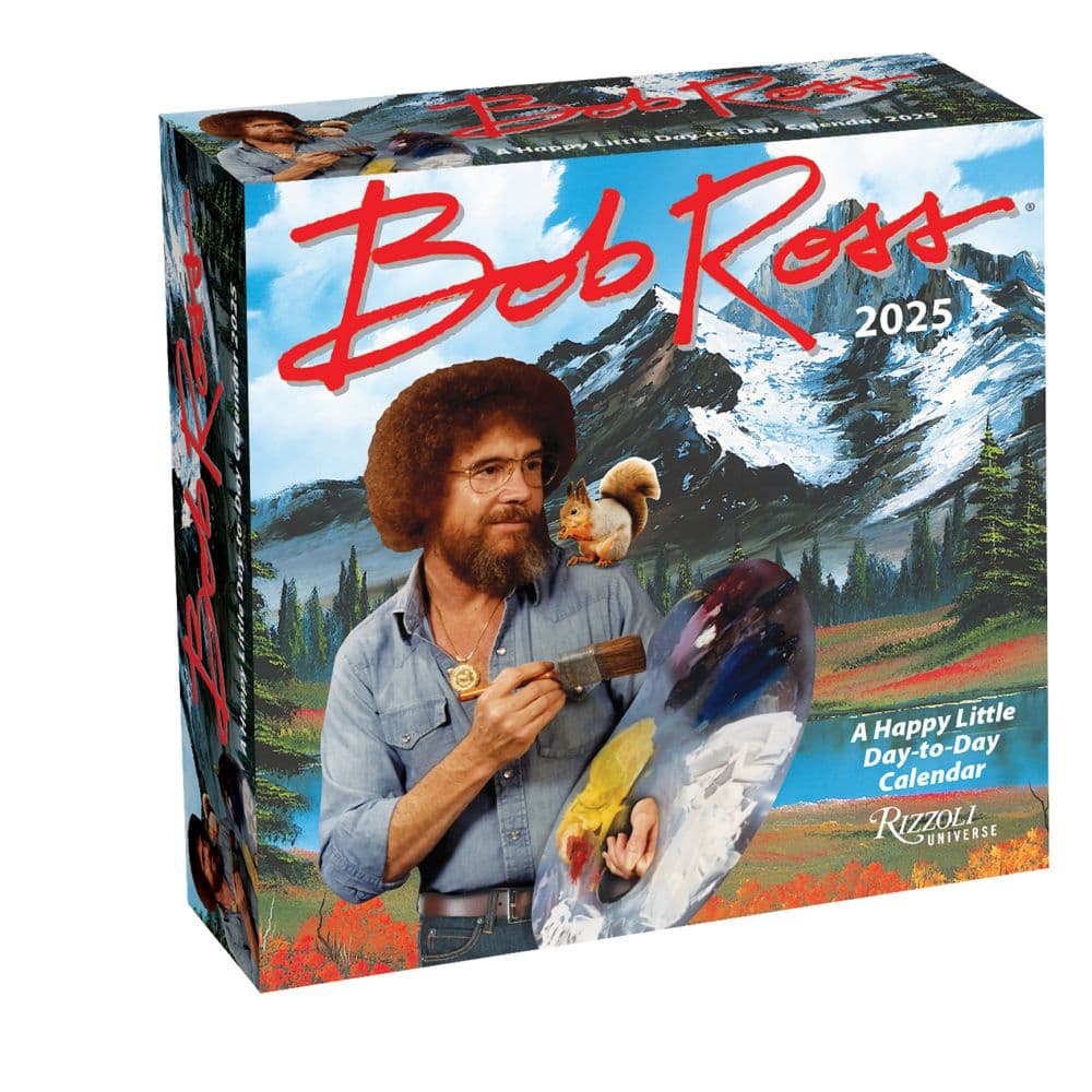 Bob Ross 2025 Desk Calendar