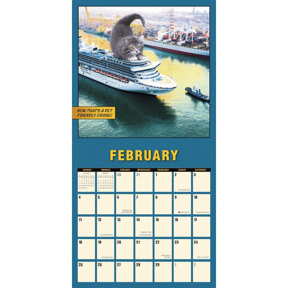 Catzilla 2024 Wall Calendar