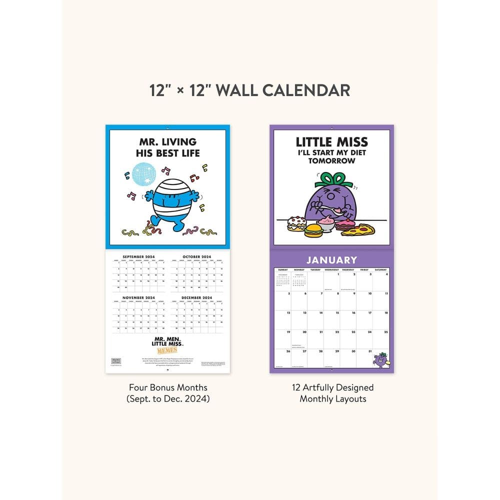 Mr Men Little Miss 2025 Wall Calendar Fifth Alternate Image width=&quot;1000&quot; height=&quot;1000&quot;