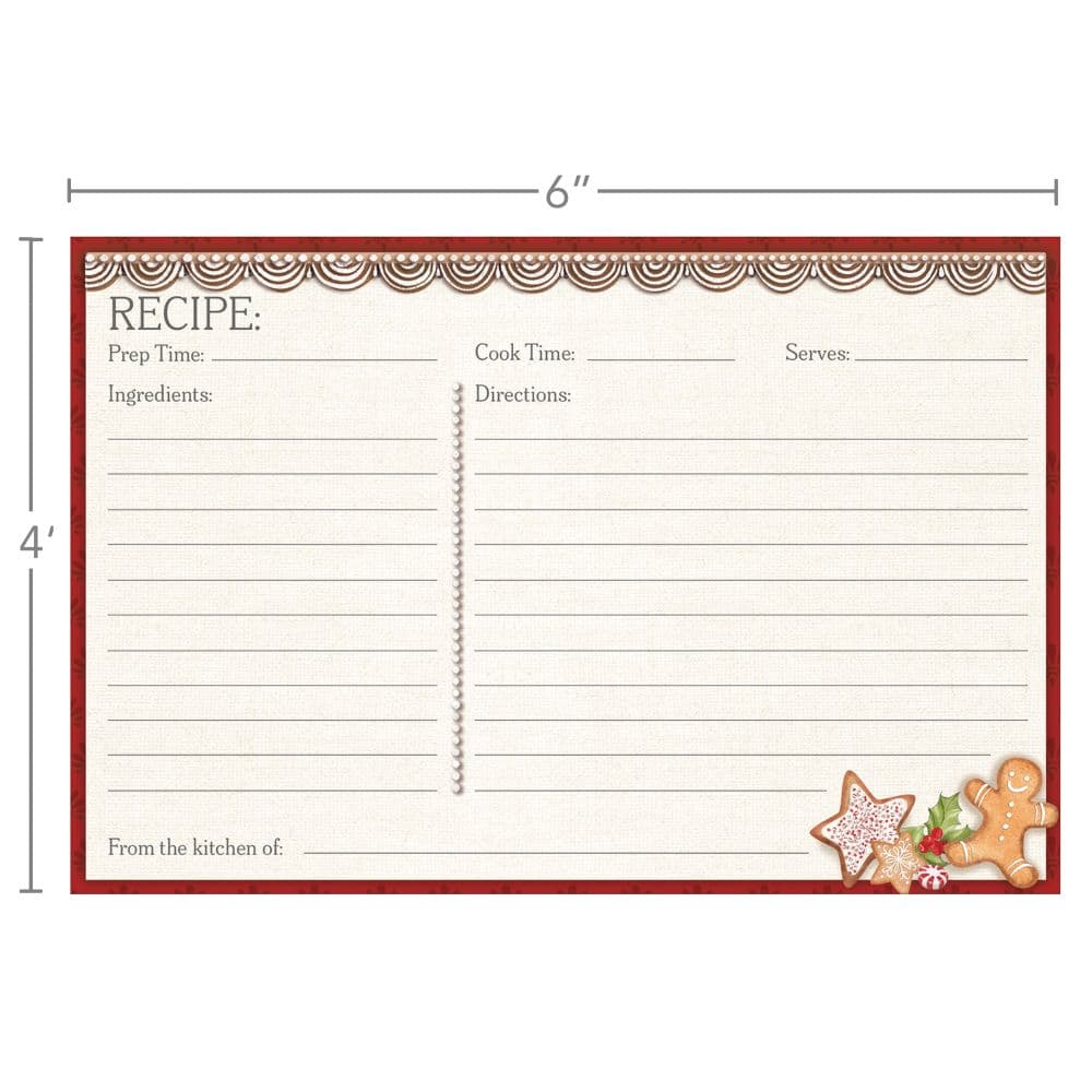Holidays are Homemade Recipe Cards Third Alternate Image