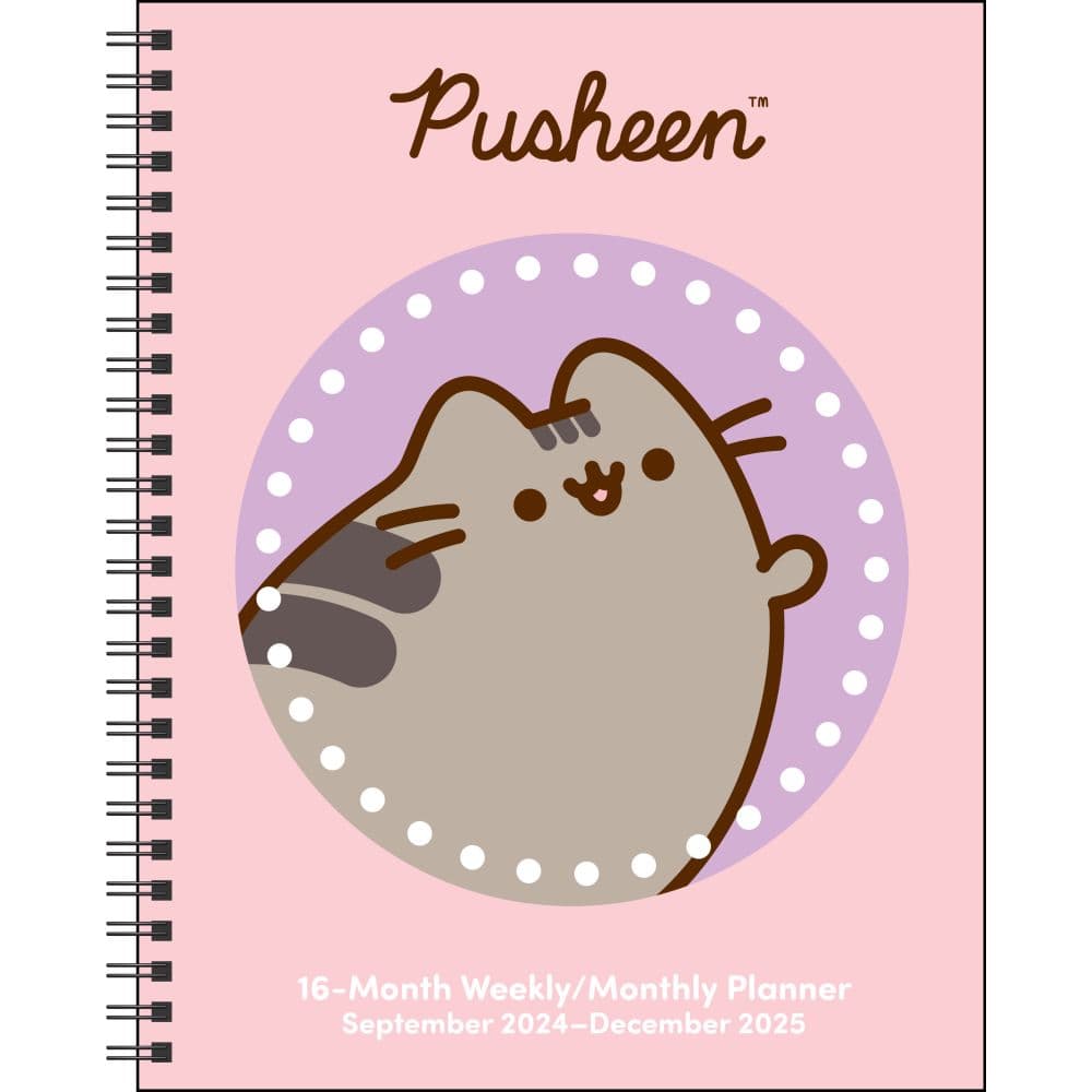 Pusheen 2025 16-Month Weekly Planner Main Product Image width=&quot;1000&quot; height=&quot;1000&quot;