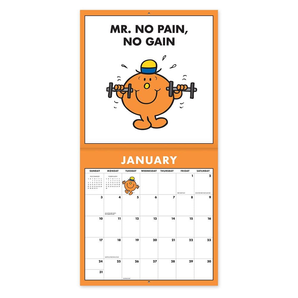 Mr. Men Little Miss 2027 Wall Calendar Third Alternate Image