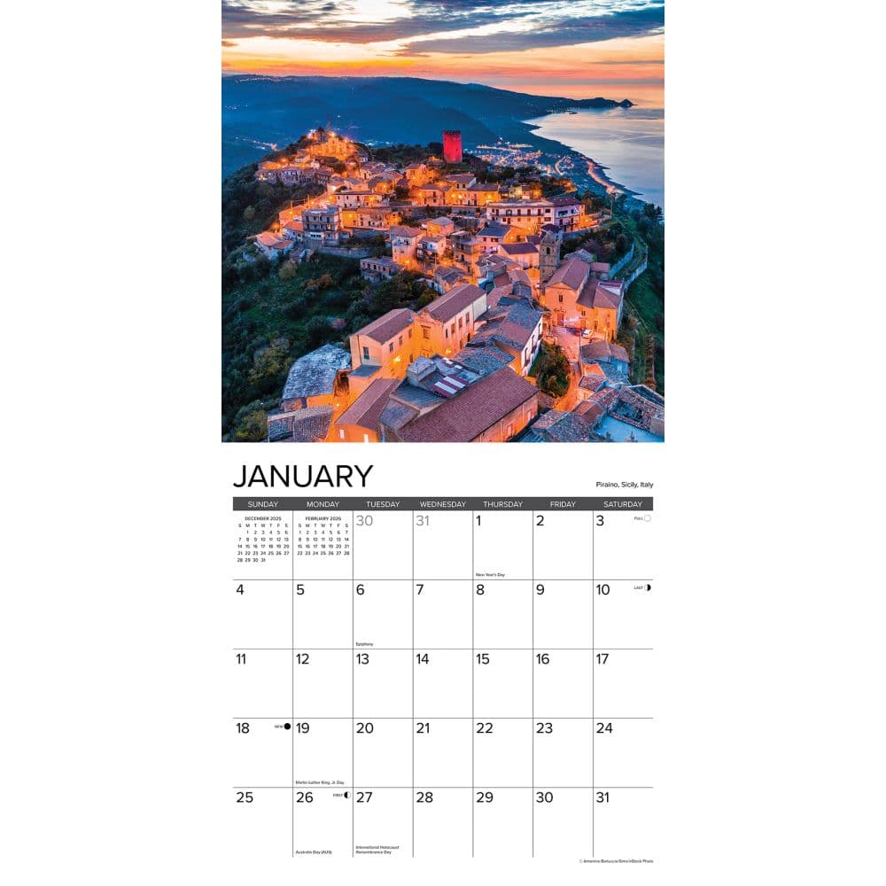 Mediterranean 2026 Wall Calendar Second Alternate Image