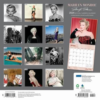 Marilyn Monroe 2024 Wall Calendar - Calendars.com