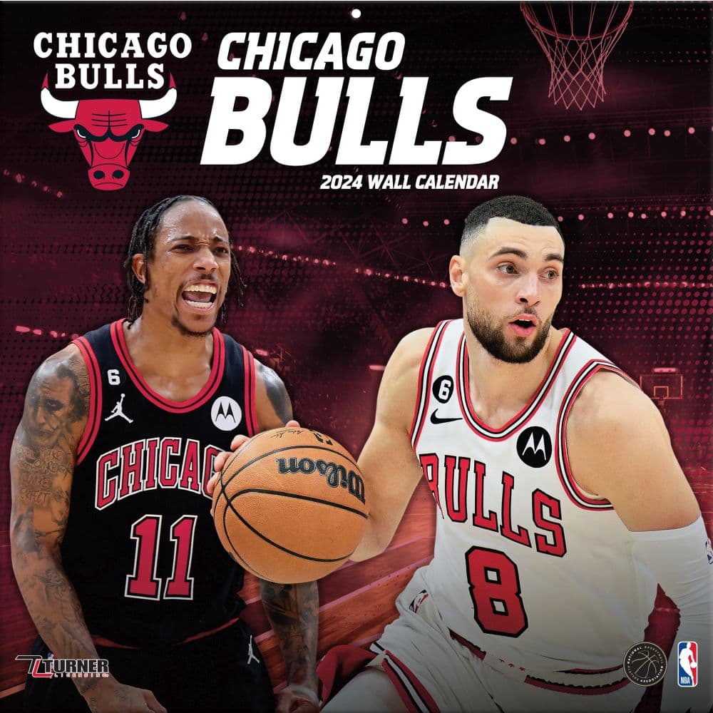 NBA Chicago Bulls 2024 Wall Calendar - Calendars.com