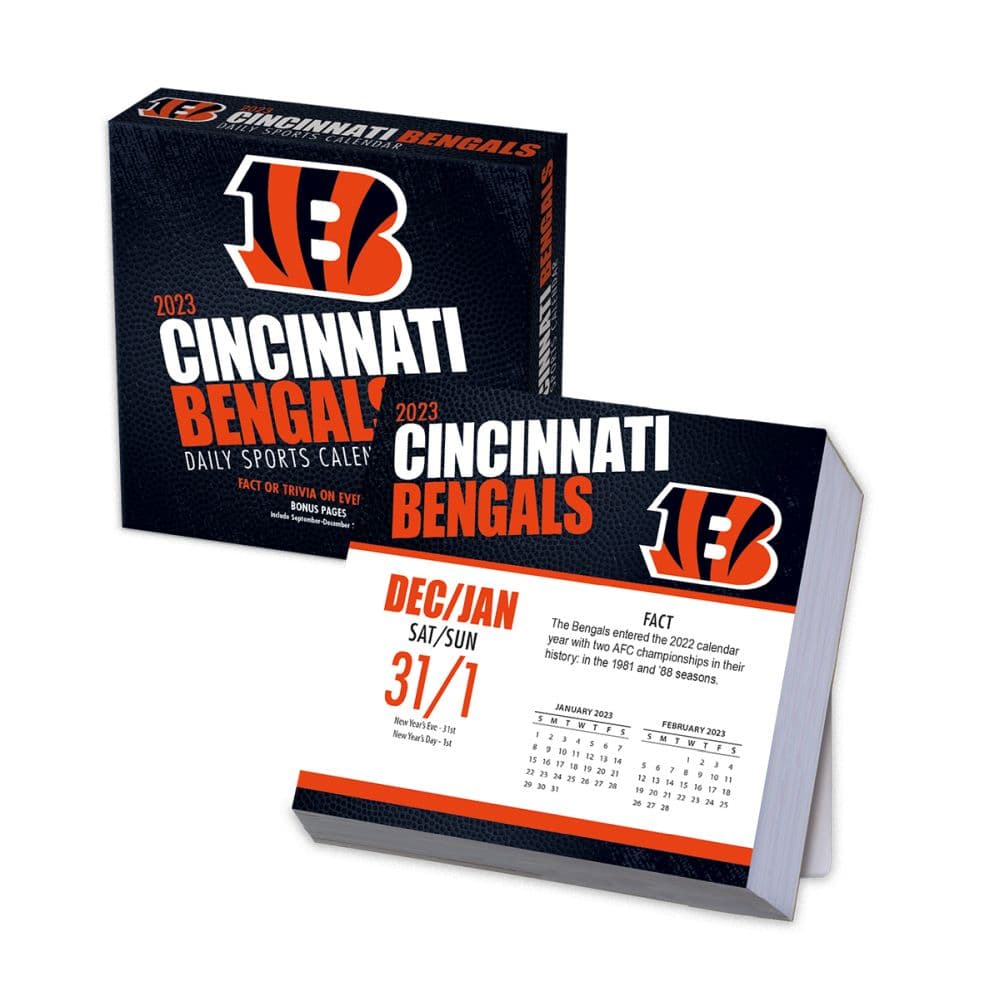 Cincinnati Bengals 2023 Desk Calendar - Calendars.com