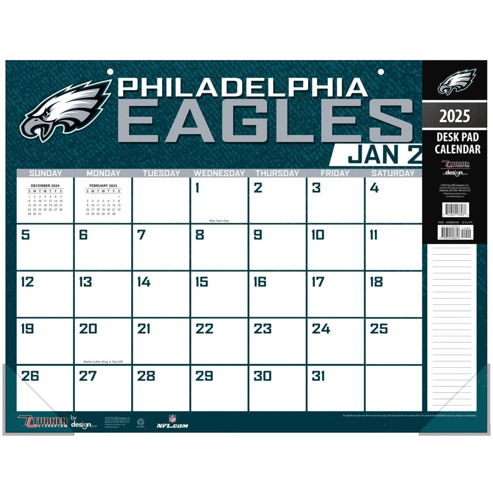 NFL Philadelphia Eagles 2025 Desk Pad