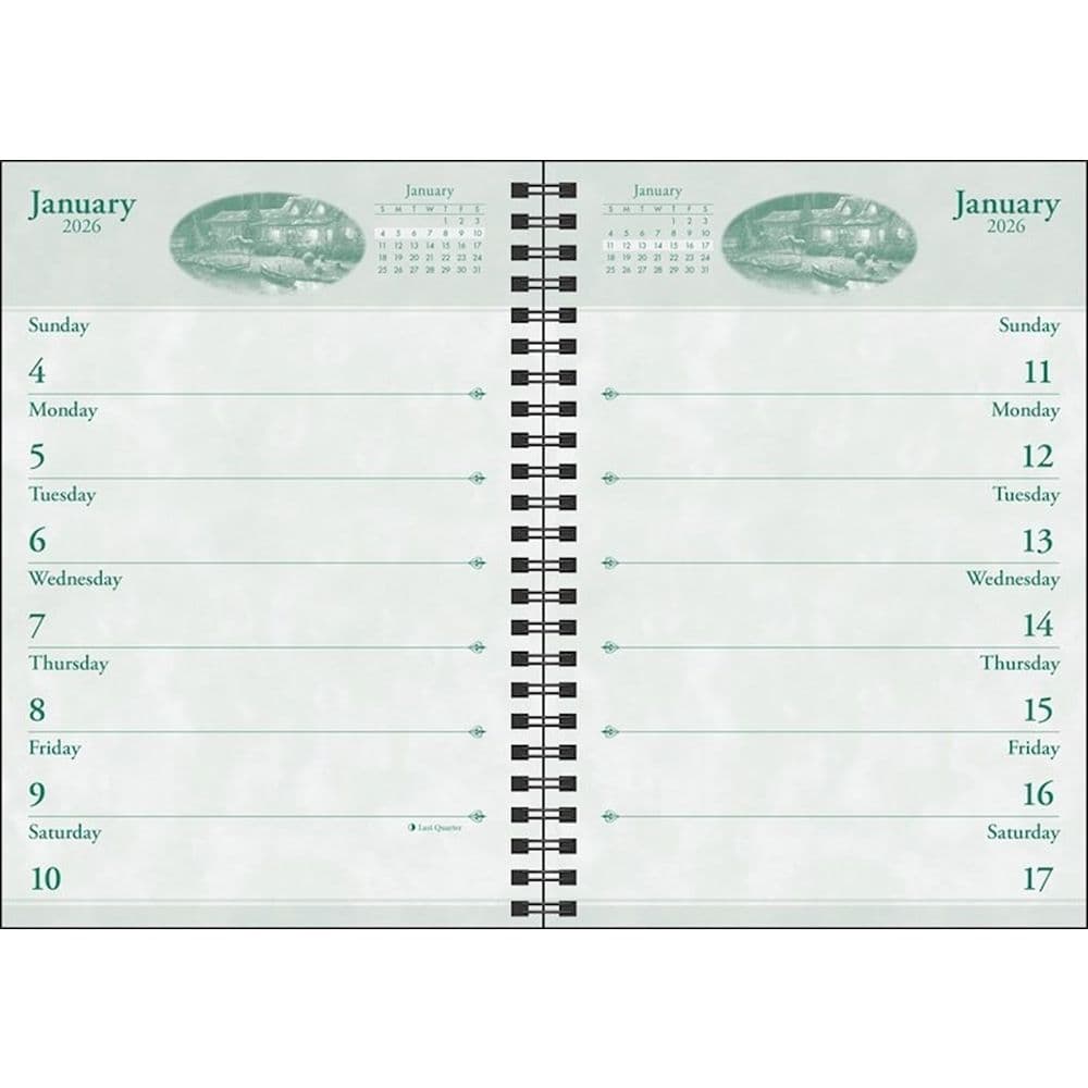 Thomas Kinkade Painter of Light with Scripture 2026 Engagement Planner Second Alternate Image