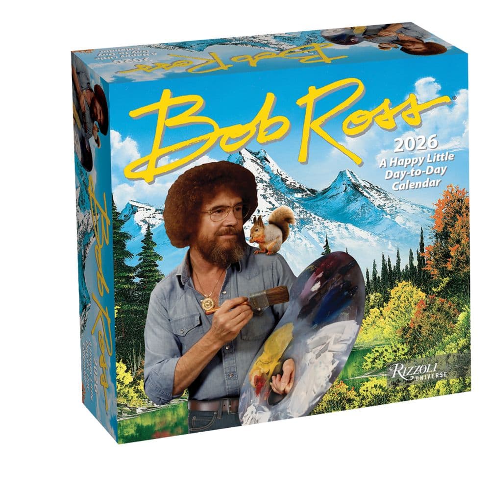 Bob Ross 2026 Desk Calendar Main Image