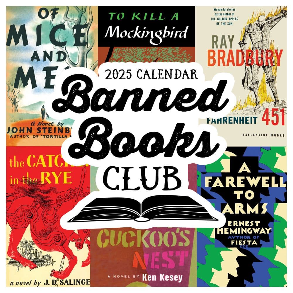 Banned Book Club 2025 Wall Calendar