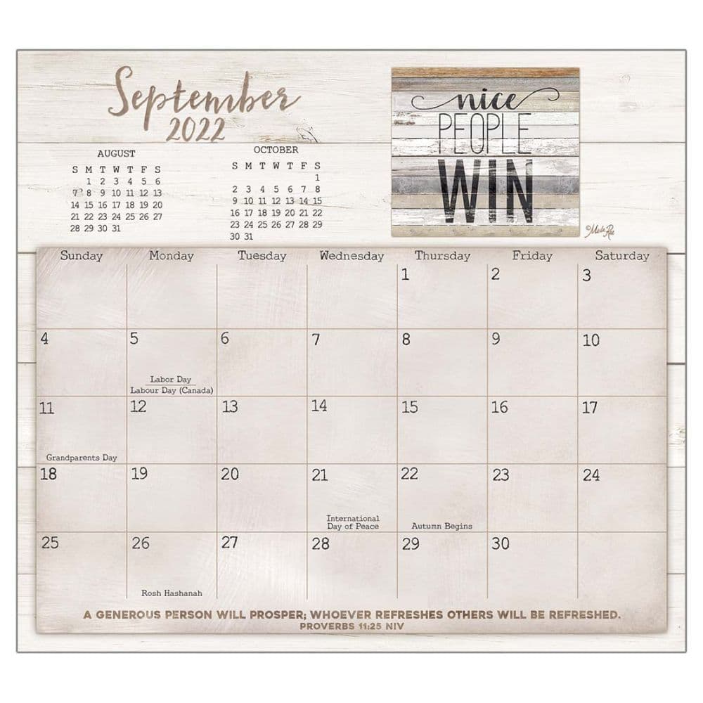 Faith and Family 2022 Magnetic Calendar