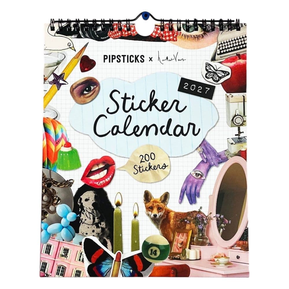image Haricot Dreamworld Stickers 2027 Vertical Wall Calendar Main Product Image