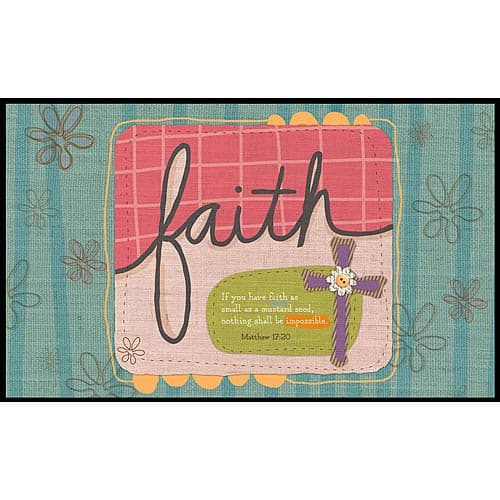 Sufficient Faith Doormat Main Image