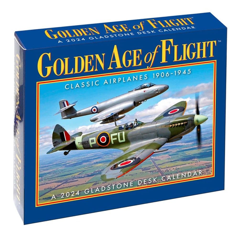 Golden Age of Flight 2024 Desk Calendar