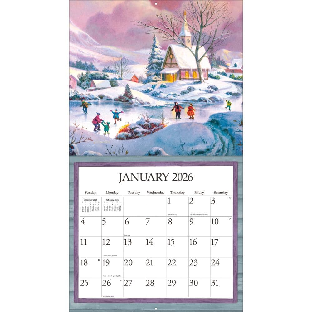 Simple Country 2026 Wall Calendar by Michael Humphries_ALT1