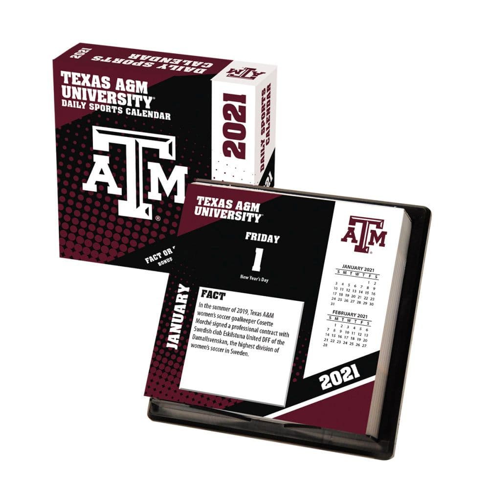 Texas A Amp M Aggies Desk Calendar