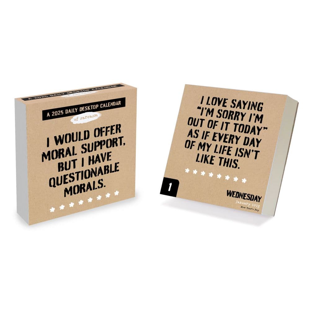 Anti Affirmations 2025 Desk Calendar