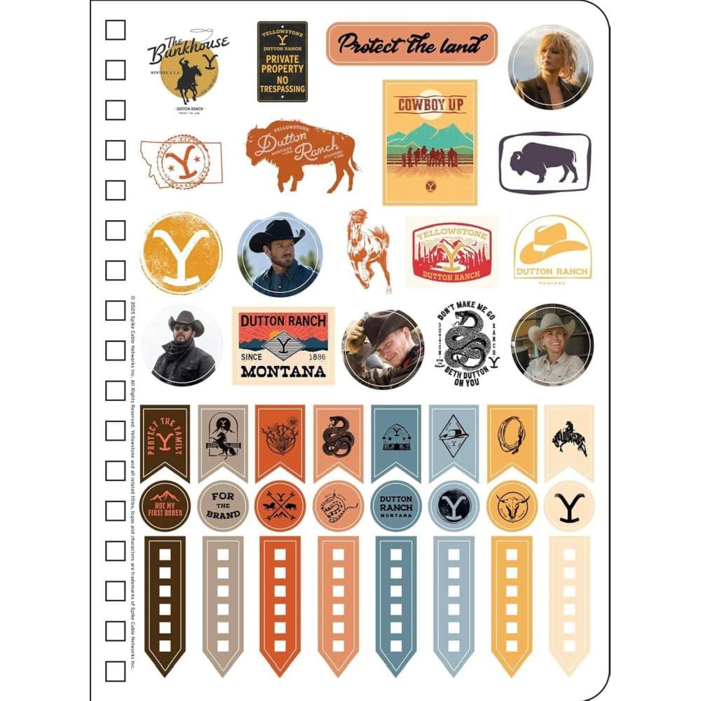 Yellowstone Dutton Ranch 2026 Planner Third Alternate Image