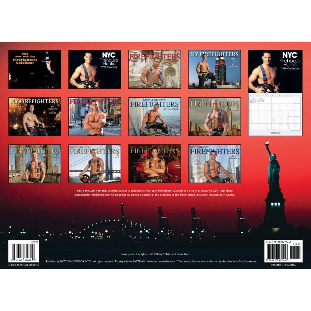 Nyc Firefighters Wall Calendar - Calendars.com