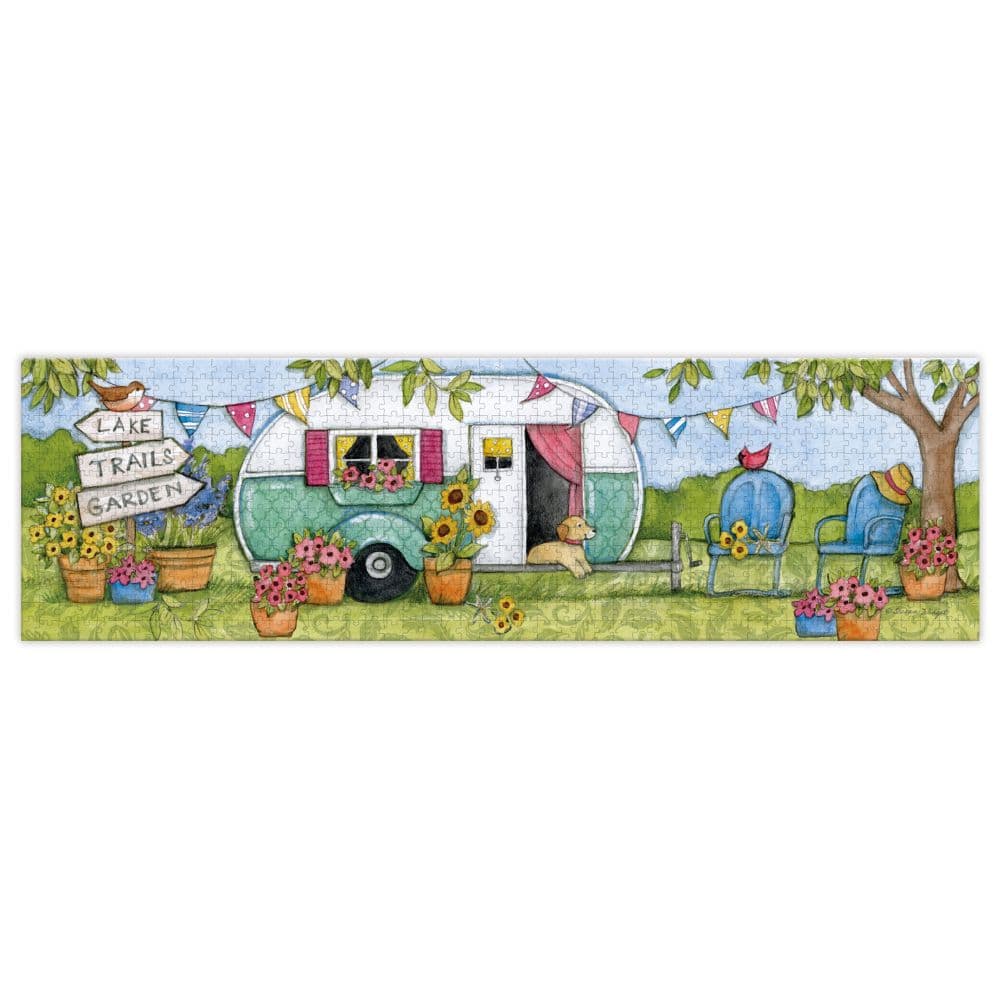 Country Camper 750 Piece Panoramic Puzzle Alt2