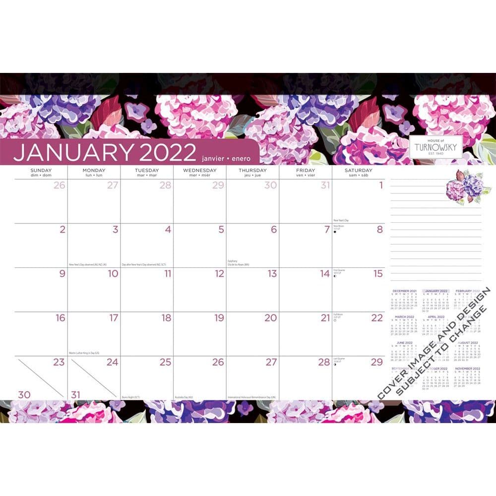 House of Turnowsky Divine Nature 2022 Desk Pad