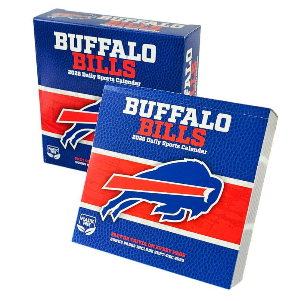 image NFL Buffalo Bills 2026 Desk Calendar Main Product Image