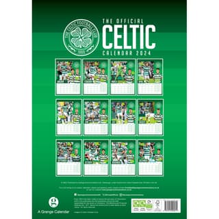 Celtic FC Soccer Poster 2024 Wall Calendar - Calendars.com